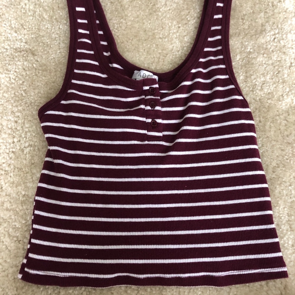 Cute striped crop top